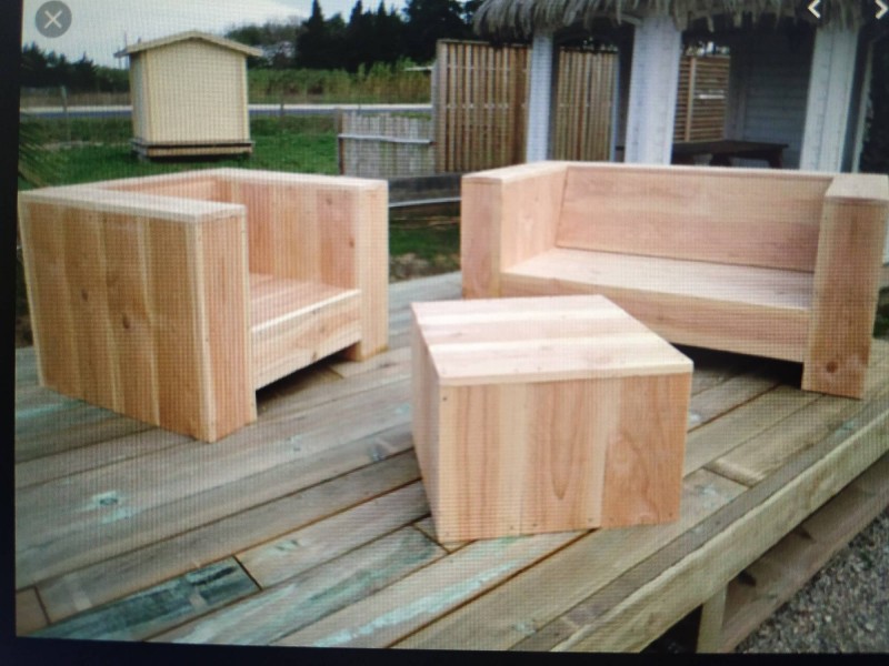 Ébéniste pour création de meuble de jardin en bois sur-mesure à Toulouse  (31)